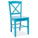 Jedálenská stolička Mali - Modrá