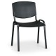 Konferenčná stolička Design - čierne nohy - Čierna