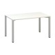 Stôl ProOffice B 80 x 140 cm - Biela