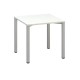 Stôl ProOffice B 80 x 80 cm - Biela