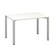 Stôl ProOffice B 80 x 120 cm - Biela