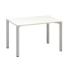 Stôl ProOffice B 70 x 120 cm - Biela