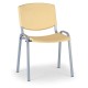 Konferenčná stolička Design - sivé nohy - Žltá