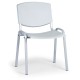 Konferenčná stolička Design - sivé nohy - Sivá