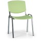Konferenčná stolička Design - chrómované nohy - Zelená