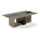Rokovací stôl Trevix 260 x 140 cm - Dub pieskový / čierna