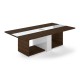 Rokovací stôl Trevix 260 x 140 cm - Dub Charleston / biela