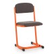 Učiteľská stolička čalúnená - Oranžová - RAL 2004
