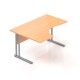 Ergonomický stôl Visio 140 x 100 cm, ľavý - Buk