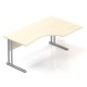 Ergonomický stôl Visio 160 x 100 cm, pravý - Javor