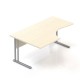 Ergonomický stôl Visio 160 x 100 cm, ľavý - Javor