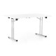 Skladací stôl 140 x 80 cm - Biela