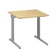 Stôl ProOffice C 80 x 80 cm - Divoká hruška