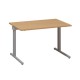 Stôl ProOffice C 80 x 120 cm - Buk