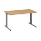 Stôl ProOffice C 80 x 140 cm - Buk