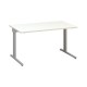 Stôl ProOffice C 80 x 140 cm - Biela