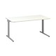 Stôl ProOffice C 80 x 160 cm - Biela