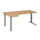 Ergonomický stôl ProOffice C 180 x 120/80 cm, ľavý - Buk