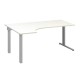 Ergonomický stôl ProOffice C 180 x 120/80 cm, ľavý - Biela