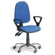 Pracovná stolička Torino SY s podrúčkami - Modrá