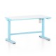 Výškovo nastaviteľný stôl OfficeTech Kids, 100 x 50 cm - Modrá