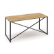 Stôl ProX 158 x 67 cm - Dub hamilton / grafit