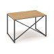Stôl ProX 118 x 80 cm - Dub hamilton / grafit