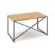 Stôl ProX 138 x 80 cm - Dub hamilton / grafit