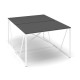 Stôl ProX 118 x 163 cm - Grafit / biela