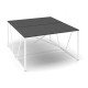 Stôl ProX 138 x 163 cm - Grafit / biela