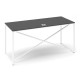 Stôl ProX 158 x 67 cm, s krytkou - Grafit / biela