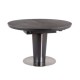 Jedálenský stôl Orbit, priemer 120 cm - Čierny mramor