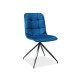 Jedálenská stolička Texo Velvet - Modrá