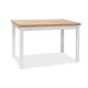 Jedálenský stôl Adam 100 x 60 cm - Dub lancelot / biela