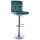 Barová stolička Amo Velvet - Zelená