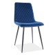 Jedálenská stolička Irys Velvet - Modrá