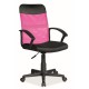 Kancelárska stolička Polnaref - Ružová