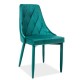 Jedálenská stolička Trix II Velvet - Zelená