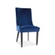 Jedálenská stolička Leon Velvet - Modrá