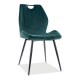 Jedálenská stolička Arco Velvet - Zelená