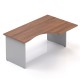 Rohový stôl Visio LUX 160 x 100 cm, pravý - Orech 