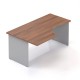 Rohový stôl Visio LUX 160 x 100 cm, ľavý - Orech 
