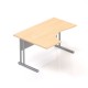 Rohový stôl Visio LUX 136 x 100 cm, ľavý - Dub