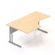 Rohový stôl Visio LUX 160 x 100 cm, ľavý - Dub