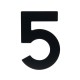 Domové číslo "5", RN.95L - Čierna