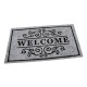 Textilná čistiaca rohož Welcome Deco 33 x 58 x 0,3 cm - Sivá