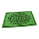 Textilná čistiaca rohož Welcome Deco 45 x 75 x 0,3 cm - Zelená