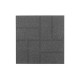 Gumová dlažba Cobblestone 40 x 40 x 1,5 cm - Sivá