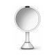 Zrkadlo Simplehuman s nastavitelným jasom Dual LED - Biela