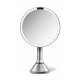 Zrkadlo Simplehuman s nastavitelným jasom Dual LED - Matný nerez